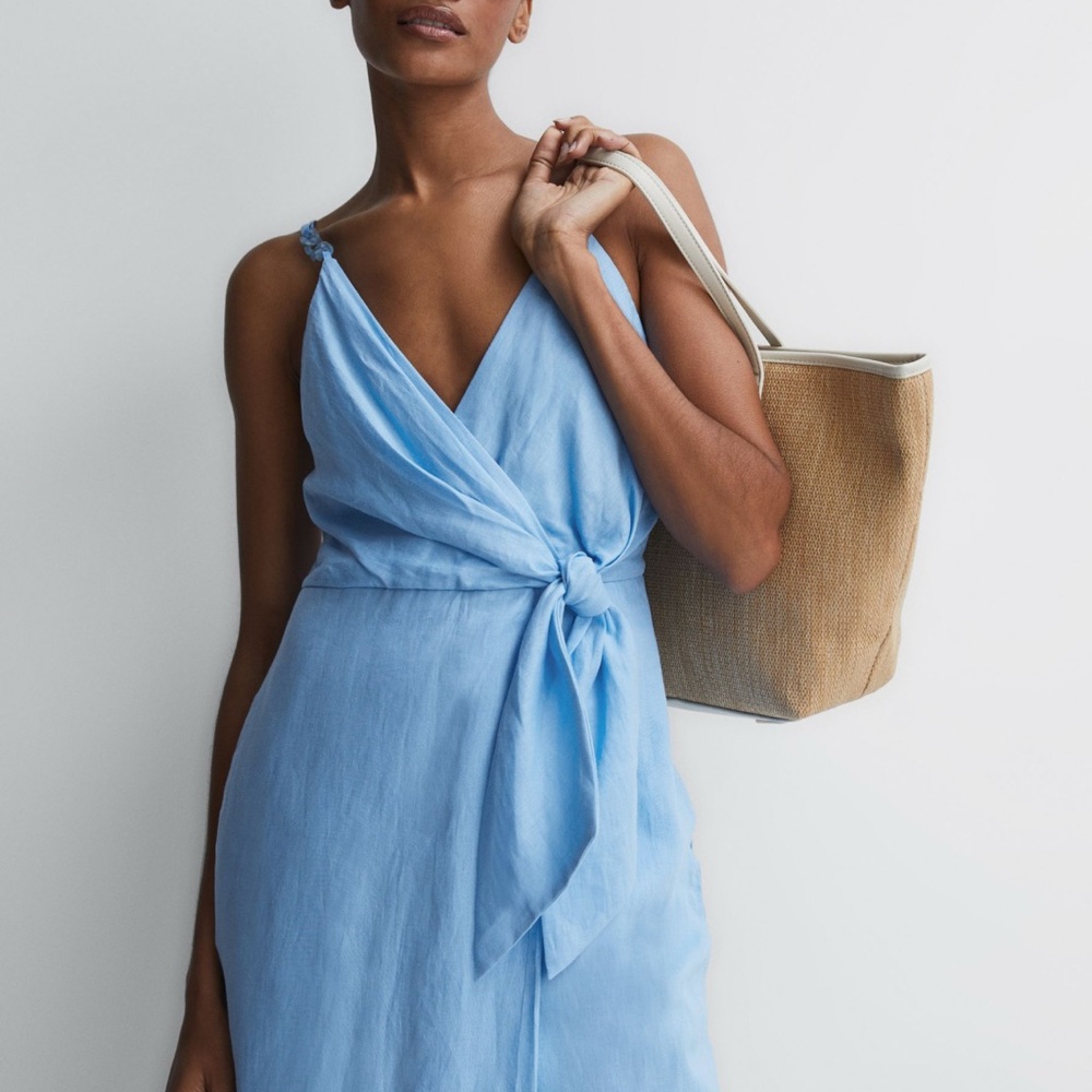 Reiss linen dress ,Size 4 - Picture 2 of 4